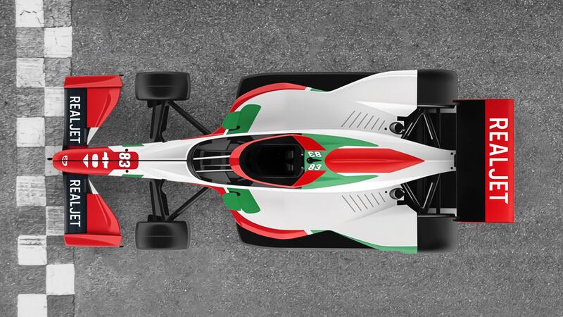 Real Jet branding Indy 500