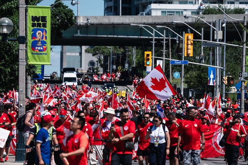 Canada World Cup fans