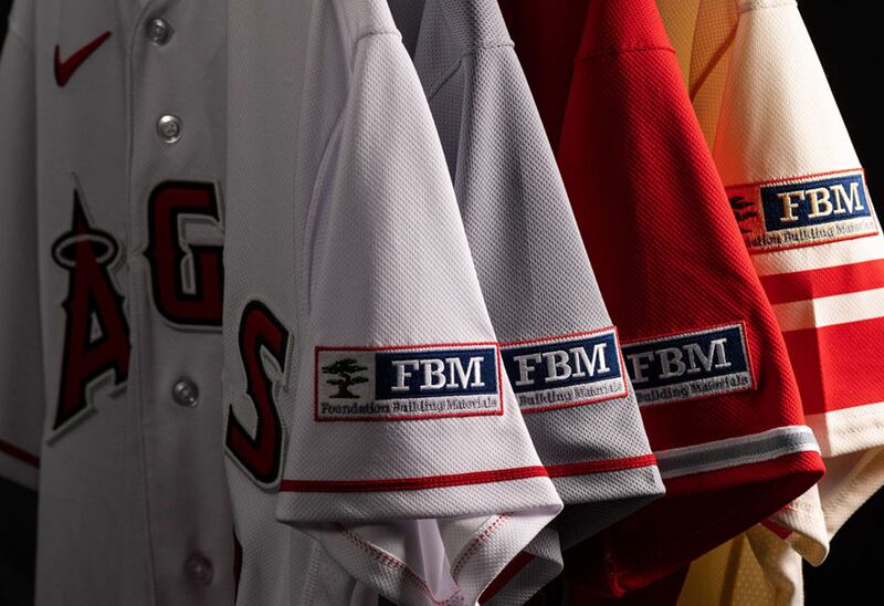 Angels jersey patch FBM