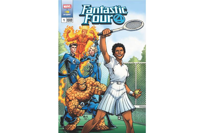 The USTA and Marvel are again teaming on a tennis-themed comic book for the US Open.