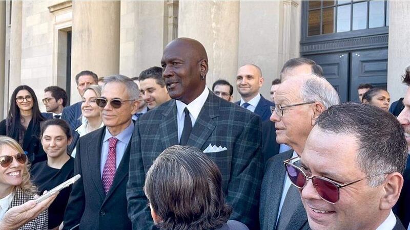 Michael Jordan and Jim France
