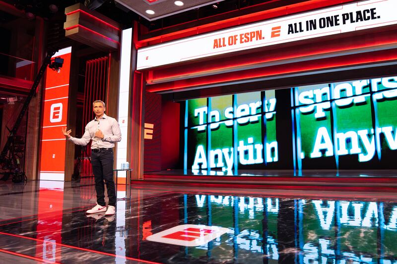 ESPN Chairman Jimmy Pitaro led a preview of the network's new DTC service this week.