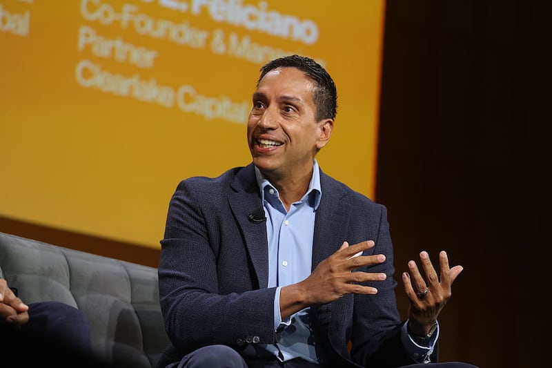 Jose Feliciano, co-founder and managing partner of Clearlake Capital Group, during the Bloomberg Invest event