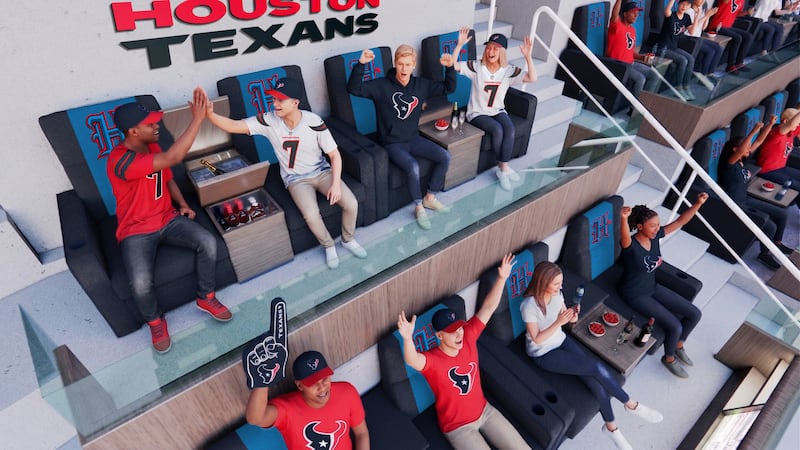 H-Town Loge at the Texans' Reliant Stadium