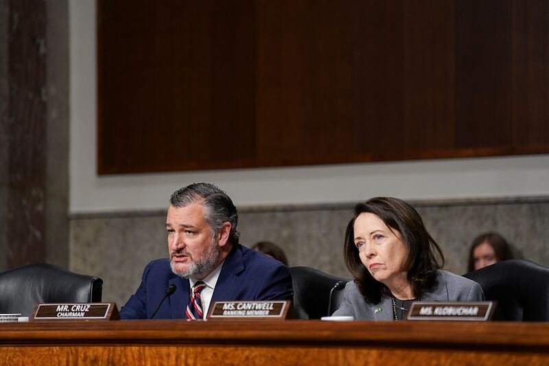 Ted Cruz and Maria Cantwell