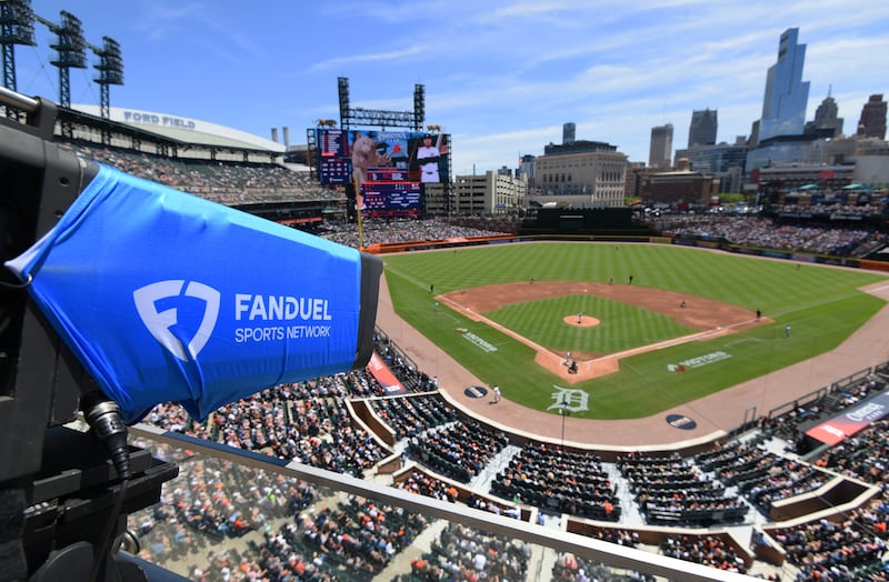 Comerica Park, Detroit Tigers, FanDuel TV