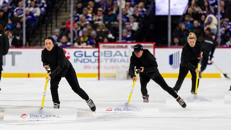Ice crews for five PWHL teams are now known as the Global Industrial Ice Crew and use branded shovels, bins and carts.