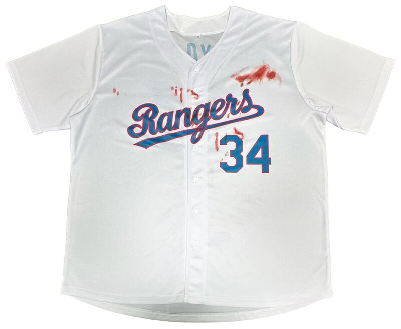 Texas Rangers look to Nolan Ryan's bloody lip moment for jersey