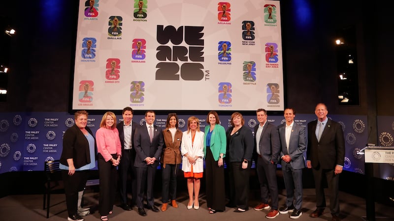 All 11 U.S. World Cup host cities were represented at Monday's gathering in N.Y.