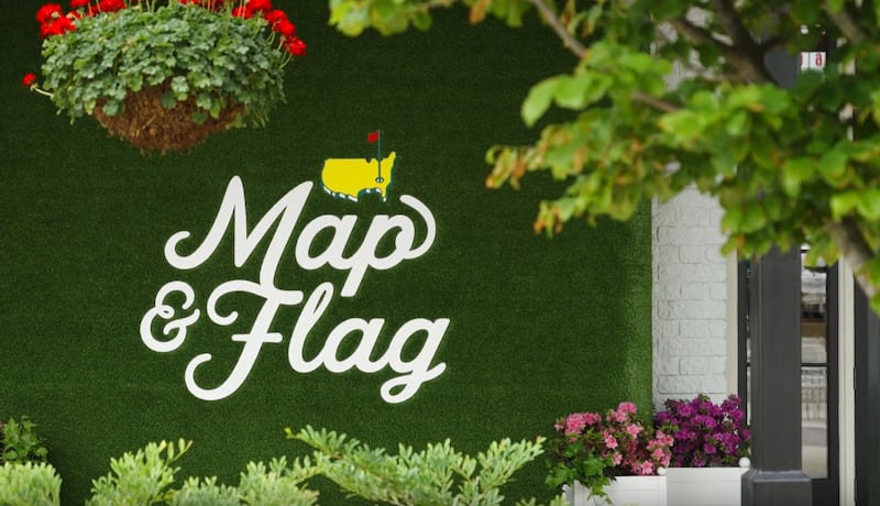 Masters Map & Flag